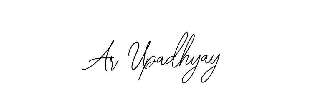 This is the best signature style for the Ar Upadhyay name. Also you like these signature font (Bearetta-2O07w). Mix name signature. Ar Upadhyay signature style 12 images and pictures png