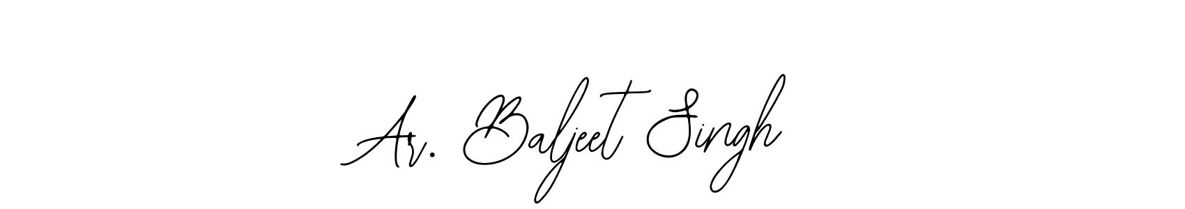 Also we have Ar. Baljeet Singh name is the best signature style. Create professional handwritten signature collection using Bearetta-2O07w autograph style. Ar. Baljeet Singh signature style 12 images and pictures png