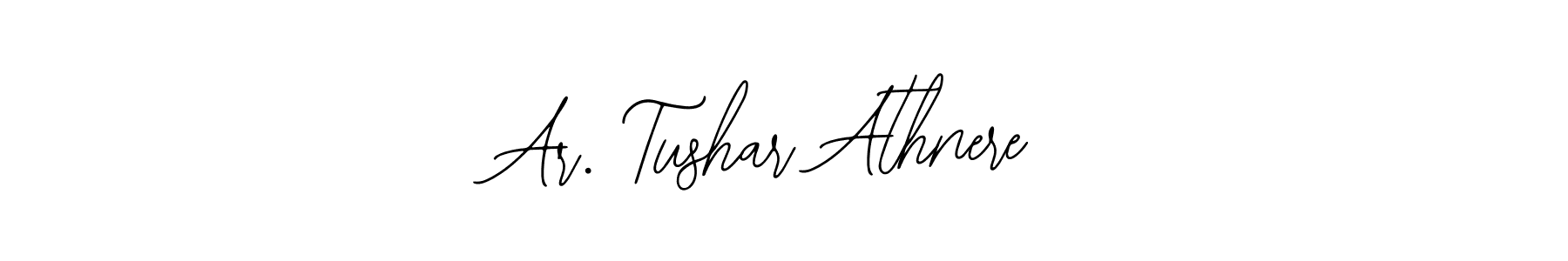 Make a beautiful signature design for name Ar. Tushar Athnere. With this signature (Bearetta-2O07w) style, you can create a handwritten signature for free. Ar. Tushar Athnere signature style 12 images and pictures png