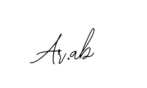 How to make Ar.ab signature? Bearetta-2O07w is a professional autograph style. Create handwritten signature for Ar.ab name. Ar.ab signature style 12 images and pictures png