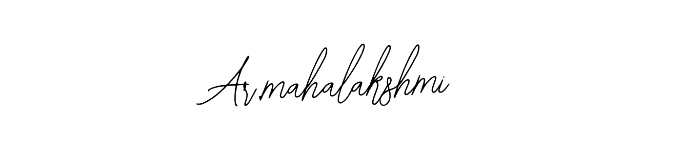 The best way (Bearetta-2O07w) to make a short signature is to pick only two or three words in your name. The name Ar.mahalakshmi include a total of six letters. For converting this name. Ar.mahalakshmi signature style 12 images and pictures png