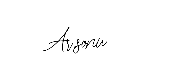Ar.sonu stylish signature style. Best Handwritten Sign (Bearetta-2O07w) for my name. Handwritten Signature Collection Ideas for my name Ar.sonu. Ar.sonu signature style 12 images and pictures png