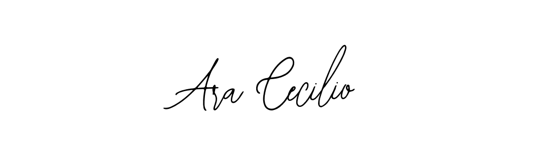 Also You can easily find your signature by using the search form. We will create Ara Cecilio name handwritten signature images for you free of cost using Bearetta-2O07w sign style. Ara Cecilio signature style 12 images and pictures png