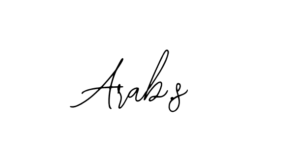 Use a signature maker to create a handwritten signature online. With this signature software, you can design (Bearetta-2O07w) your own signature for name Arab.s. Arab.s signature style 12 images and pictures png