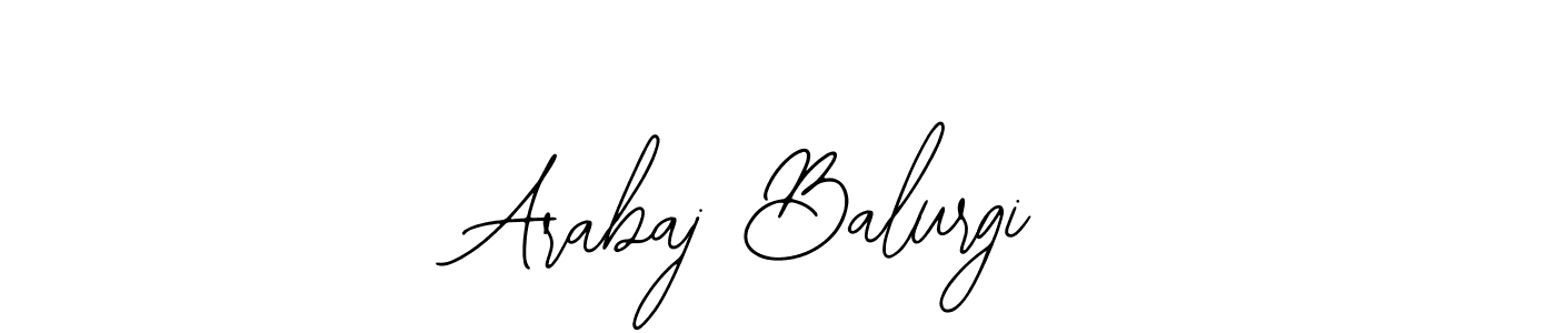 Arabaj Balurgi stylish signature style. Best Handwritten Sign (Bearetta-2O07w) for my name. Handwritten Signature Collection Ideas for my name Arabaj Balurgi. Arabaj Balurgi signature style 12 images and pictures png