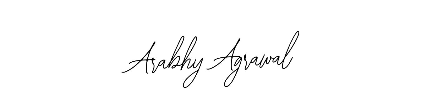 Make a beautiful signature design for name Arabhy Agrawal. With this signature (Bearetta-2O07w) style, you can create a handwritten signature for free. Arabhy Agrawal signature style 12 images and pictures png