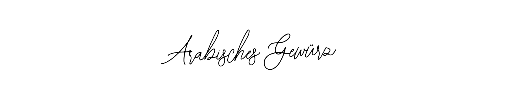 Make a beautiful signature design for name Arabisches Gewürz. With this signature (Bearetta-2O07w) style, you can create a handwritten signature for free. Arabisches Gewürz signature style 12 images and pictures png