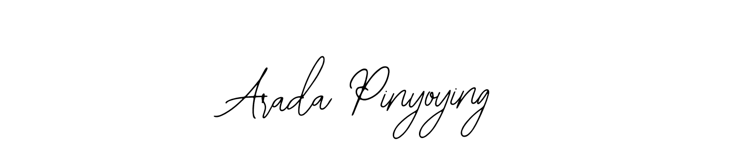 You can use this online signature creator to create a handwritten signature for the name Arada Pinyoying. This is the best online autograph maker. Arada Pinyoying signature style 12 images and pictures png