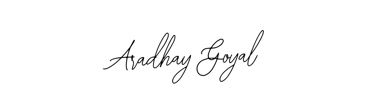 Also You can easily find your signature by using the search form. We will create Aradhay Goyal name handwritten signature images for you free of cost using Bearetta-2O07w sign style. Aradhay Goyal signature style 12 images and pictures png