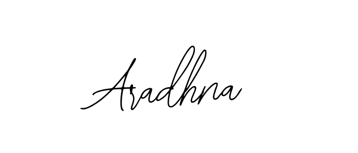 Design your own signature with our free online signature maker. With this signature software, you can create a handwritten (Bearetta-2O07w) signature for name Aradhna. Aradhna signature style 12 images and pictures png
