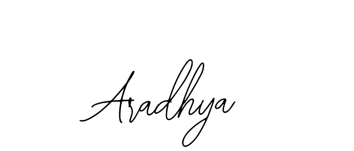 Also we have Aradhya name is the best signature style. Create professional handwritten signature collection using Bearetta-2O07w autograph style. Aradhya signature style 12 images and pictures png