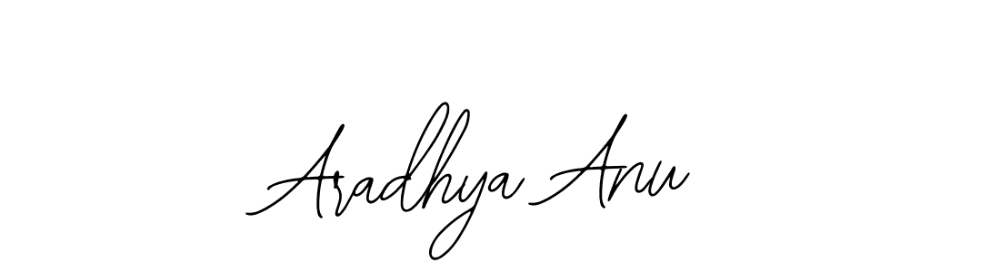 Also You can easily find your signature by using the search form. We will create Aradhya Anu name handwritten signature images for you free of cost using Bearetta-2O07w sign style. Aradhya Anu signature style 12 images and pictures png