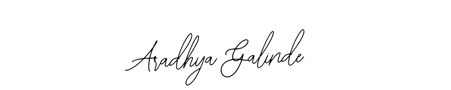 You can use this online signature creator to create a handwritten signature for the name Aradhya Galinde. This is the best online autograph maker. Aradhya Galinde signature style 12 images and pictures png