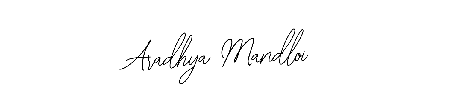 Design your own signature with our free online signature maker. With this signature software, you can create a handwritten (Bearetta-2O07w) signature for name Aradhya Mandloi. Aradhya Mandloi signature style 12 images and pictures png