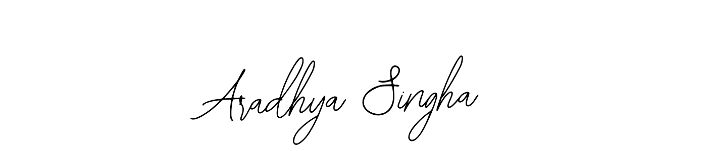 Also You can easily find your signature by using the search form. We will create Aradhya Singha name handwritten signature images for you free of cost using Bearetta-2O07w sign style. Aradhya Singha signature style 12 images and pictures png