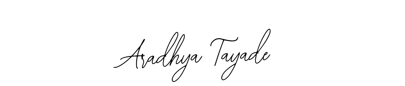 Also You can easily find your signature by using the search form. We will create Aradhya Tayade name handwritten signature images for you free of cost using Bearetta-2O07w sign style. Aradhya Tayade signature style 12 images and pictures png