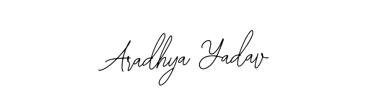 You can use this online signature creator to create a handwritten signature for the name Aradhya Yadav. This is the best online autograph maker. Aradhya Yadav signature style 12 images and pictures png