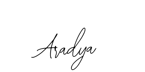 if you are searching for the best signature style for your name Aradya. so please give up your signature search. here we have designed multiple signature styles  using Bearetta-2O07w. Aradya signature style 12 images and pictures png