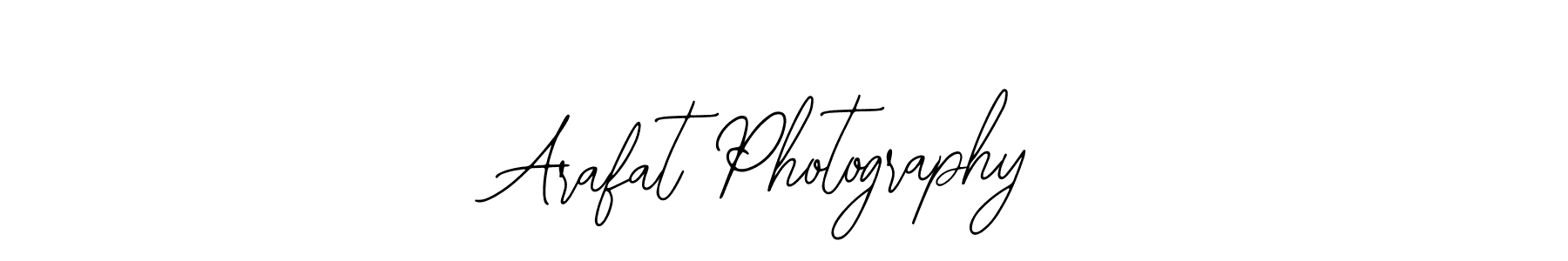 Similarly Bearetta-2O07w is the best handwritten signature design. Signature creator online .You can use it as an online autograph creator for name Arafat Photography. Arafat Photography signature style 12 images and pictures png