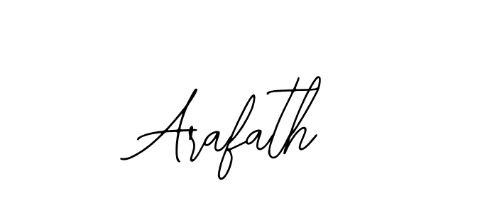 Design your own signature with our free online signature maker. With this signature software, you can create a handwritten (Bearetta-2O07w) signature for name Arafath. Arafath signature style 12 images and pictures png