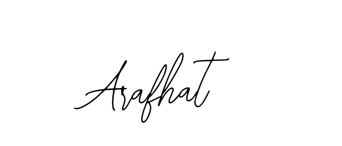 You should practise on your own different ways (Bearetta-2O07w) to write your name (Arafhat) in signature. don't let someone else do it for you. Arafhat signature style 12 images and pictures png