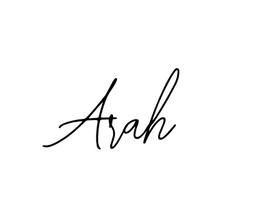 Make a beautiful signature design for name Arah. With this signature (Bearetta-2O07w) style, you can create a handwritten signature for free. Arah signature style 12 images and pictures png