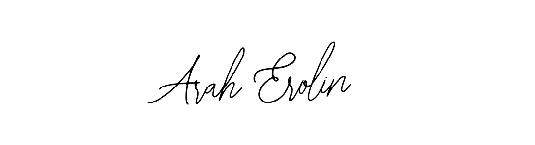 Bearetta-2O07w is a professional signature style that is perfect for those who want to add a touch of class to their signature. It is also a great choice for those who want to make their signature more unique. Get Arah Erolin name to fancy signature for free. Arah Erolin signature style 12 images and pictures png