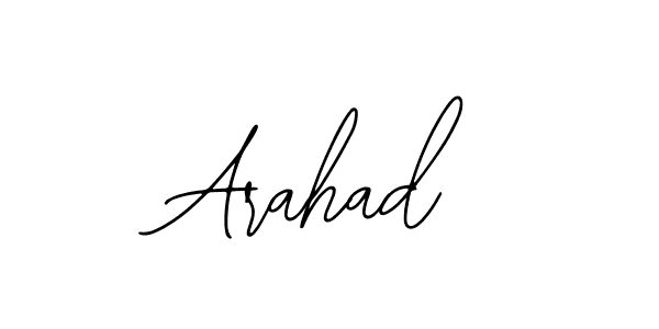 How to make Arahad signature? Bearetta-2O07w is a professional autograph style. Create handwritten signature for Arahad name. Arahad signature style 12 images and pictures png