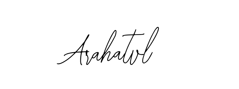 Similarly Bearetta-2O07w is the best handwritten signature design. Signature creator online .You can use it as an online autograph creator for name Arahatvl. Arahatvl signature style 12 images and pictures png