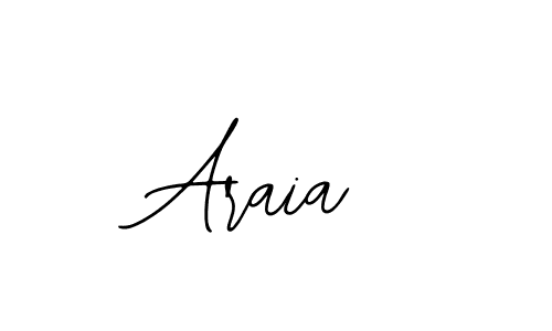 How to make Araia name signature. Use Bearetta-2O07w style for creating short signs online. This is the latest handwritten sign. Araia signature style 12 images and pictures png