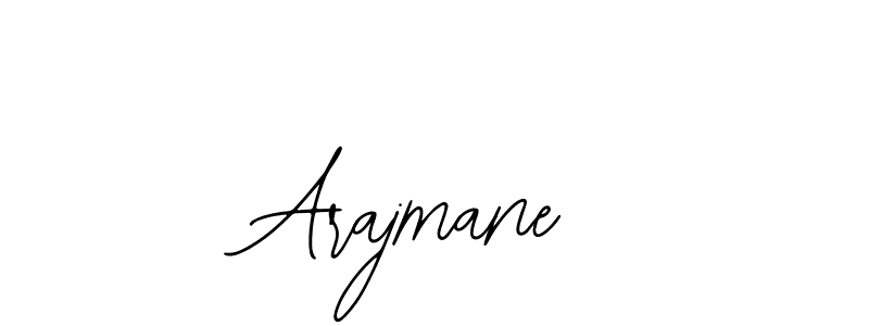 How to make Arajmane name signature. Use Bearetta-2O07w style for creating short signs online. This is the latest handwritten sign. Arajmane signature style 12 images and pictures png