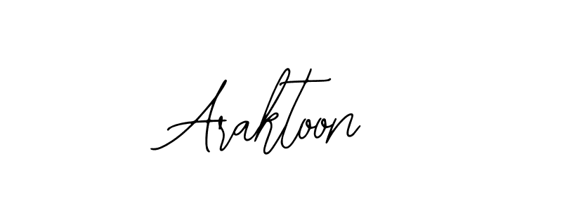 The best way (Bearetta-2O07w) to make a short signature is to pick only two or three words in your name. The name Araktoon include a total of six letters. For converting this name. Araktoon signature style 12 images and pictures png