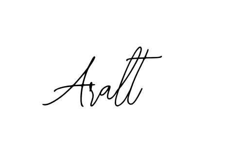 Design your own signature with our free online signature maker. With this signature software, you can create a handwritten (Bearetta-2O07w) signature for name Aralt. Aralt signature style 12 images and pictures png