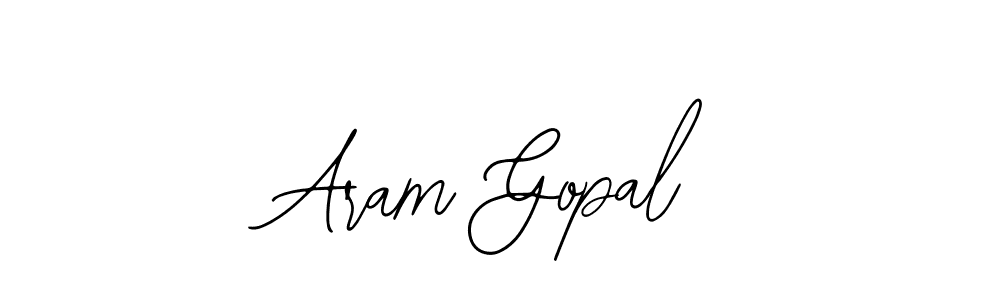 Similarly Bearetta-2O07w is the best handwritten signature design. Signature creator online .You can use it as an online autograph creator for name Aram Gopal. Aram Gopal signature style 12 images and pictures png