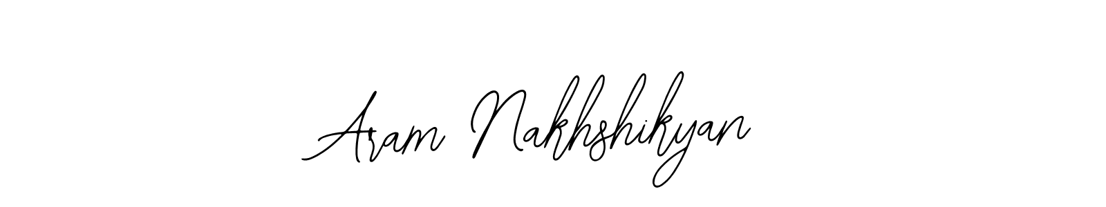 You should practise on your own different ways (Bearetta-2O07w) to write your name (Aram Nakhshikyan) in signature. don't let someone else do it for you. Aram Nakhshikyan signature style 12 images and pictures png