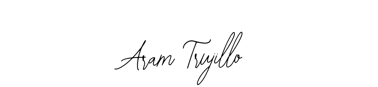 See photos of Aram Trujillo official signature by Spectra . Check more albums & portfolios. Read reviews & check more about Bearetta-2O07w font. Aram Trujillo signature style 12 images and pictures png
