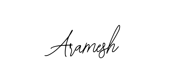 Bearetta-2O07w is a professional signature style that is perfect for those who want to add a touch of class to their signature. It is also a great choice for those who want to make their signature more unique. Get Aramesh name to fancy signature for free. Aramesh signature style 12 images and pictures png
