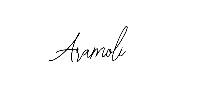 Design your own signature with our free online signature maker. With this signature software, you can create a handwritten (Bearetta-2O07w) signature for name Aramoli. Aramoli signature style 12 images and pictures png