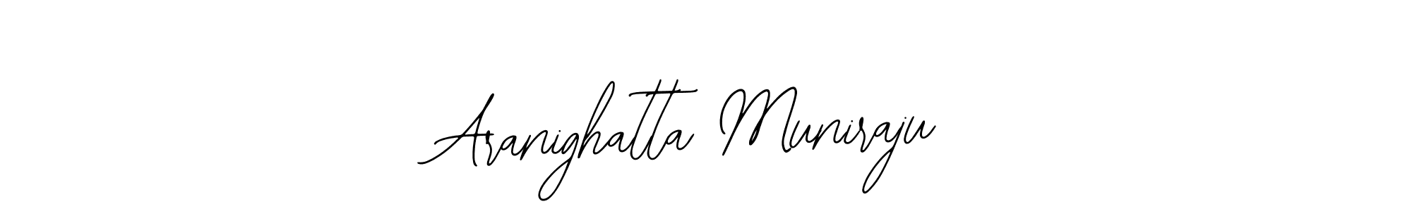 Use a signature maker to create a handwritten signature online. With this signature software, you can design (Bearetta-2O07w) your own signature for name Aranighatta Muniraju. Aranighatta Muniraju signature style 12 images and pictures png