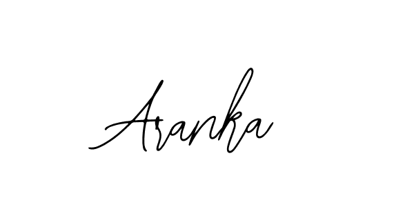 Design your own signature with our free online signature maker. With this signature software, you can create a handwritten (Bearetta-2O07w) signature for name Aranka. Aranka signature style 12 images and pictures png