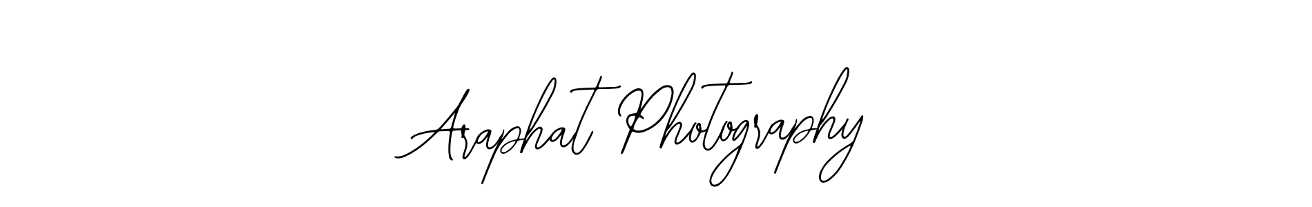 Similarly Bearetta-2O07w is the best handwritten signature design. Signature creator online .You can use it as an online autograph creator for name Araphat Photography. Araphat Photography signature style 12 images and pictures png