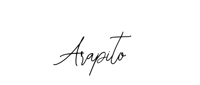 Make a beautiful signature design for name Arapito. Use this online signature maker to create a handwritten signature for free. Arapito signature style 12 images and pictures png