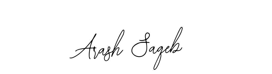 How to make Arash Saqeb signature? Bearetta-2O07w is a professional autograph style. Create handwritten signature for Arash Saqeb name. Arash Saqeb signature style 12 images and pictures png