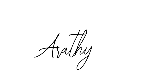 How to make Arathy signature? Bearetta-2O07w is a professional autograph style. Create handwritten signature for Arathy name. Arathy signature style 12 images and pictures png