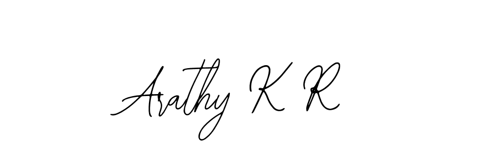 It looks lik you need a new signature style for name Arathy K R. Design unique handwritten (Bearetta-2O07w) signature with our free signature maker in just a few clicks. Arathy K R signature style 12 images and pictures png