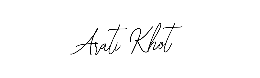 The best way (Bearetta-2O07w) to make a short signature is to pick only two or three words in your name. The name Arati Khot include a total of six letters. For converting this name. Arati Khot signature style 12 images and pictures png