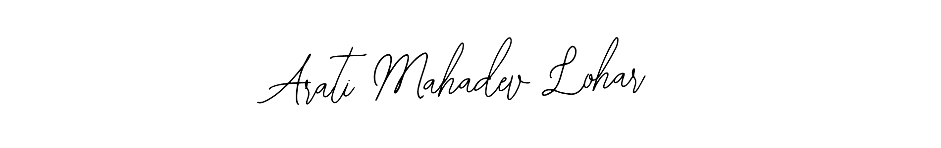 How to make Arati Mahadev Lohar signature? Bearetta-2O07w is a professional autograph style. Create handwritten signature for Arati Mahadev Lohar name. Arati Mahadev Lohar signature style 12 images and pictures png