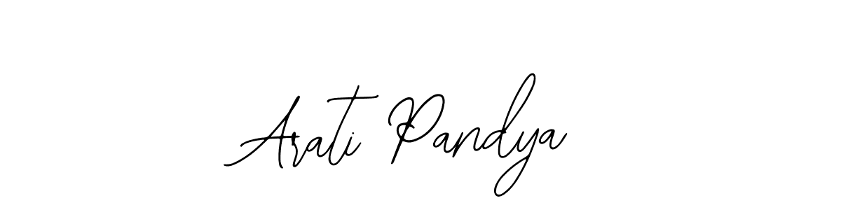 You can use this online signature creator to create a handwritten signature for the name Arati Pandya. This is the best online autograph maker. Arati Pandya signature style 12 images and pictures png