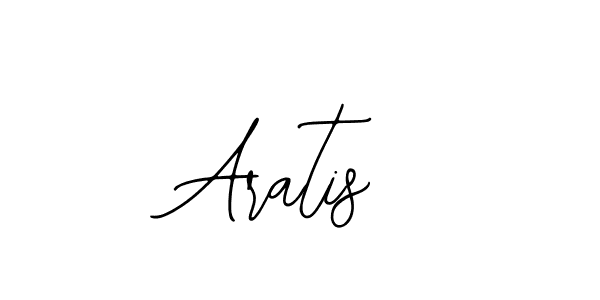 How to make Aratis name signature. Use Bearetta-2O07w style for creating short signs online. This is the latest handwritten sign. Aratis signature style 12 images and pictures png