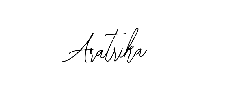 How to make Aratrika name signature. Use Bearetta-2O07w style for creating short signs online. This is the latest handwritten sign. Aratrika signature style 12 images and pictures png